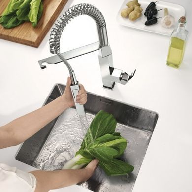 Змішувач для мийки GROHE Eurocube, Хром (31395000) 31395000 фото