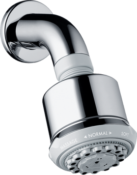 Верхний душ Hansgrohe Clubmaster EcoSmart, 4 режимы струи, хром (26606000) 26606000 фото