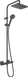 Душова система з термостатом Hansgrohe Vernis Shape 230 1jet EcoSmart Showerpipe (26097670), чорний (26097670) 26097670 фото 1
