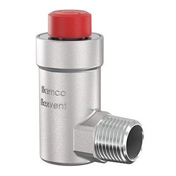 Автоматический воздухоотводчик Flamco Flexvent H 1/2" никелированный без запорного клапана, PN10, 120 С (27710) 27710 фото