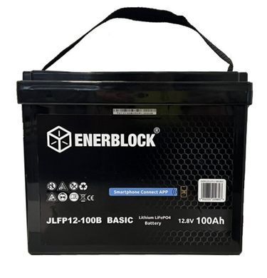 Акумулятор LiFePO4 Enerblock 12,8V 100 Ah з Bluetooth (JLFP12-100B) JLFP12-100 фото