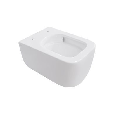 Подвесной унитаз Qtap Gemini без ободка с сиденьем Soft-close Белый (QT2533076EUQW) QT2533076EUQW фото