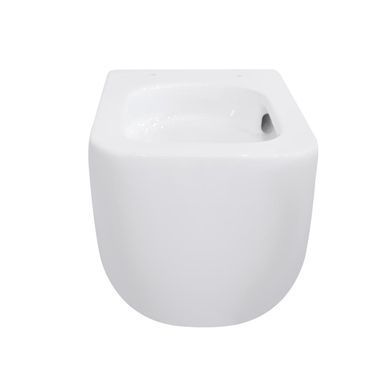 Подвесной унитаз Qtap Gemini без ободка с сиденьем Soft-close Белый (QT2533076EUQW) QT2533076EUQW фото