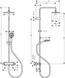 Душова система з термостатом Hansgrohe Vernis Shape 230 1jet EcoSmart Showerpipe (26097670), чорний (26097670) 26097670 фото 2