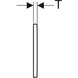 Сливная клавиша Geberit Omega20, прямоугольной формы, двойной смыв (115.080.DW.1) 115.080.DW.1 фото 4