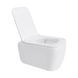 Подвесной унитаз Qtap Gemini без ободка с сиденьем Soft-close Белый (QT2533076EUQW) QT2533076EUQW фото 3