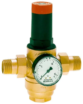 Редуктор давления Honeywell 1", Тmax - 70 &deg;C, DN 25, PN 25, с манометром (D06FH-1B) D06FH-1B фото