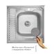Кухонна мийка IMPERIAL 6060-R Satin 0,6 мм (IMP6060R06SAT) IMP6060R06SAT фото 2