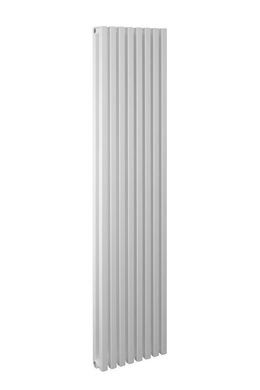 Вертикальний трубчастий радіатор Betatherm Quantum 2 H-1500 мм, L-325 мм з боковим підключенням BQ 2150/08 9016M 34 фото