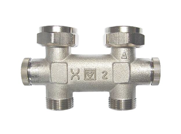 Узел подключения радиаторов M22x1,5 x Rp3/4 HERZ-3000 TP, проходной (1326631) 1326631 фото