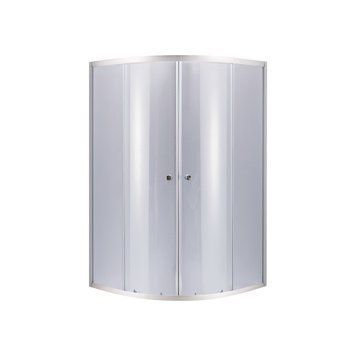 Душевая кабина Latwa SC80x80.SAT.HIGH.GR полукруглая, для выс. поддона, высота 160 см, стекло тон. 4 мм, без поддона Lidz (LLSC8080SATHIGHGR2) LLSC8080SATHIGHGR2 фото