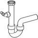 Сифон для кухонної мийки Geberit з кутовим шланговим з'єднувачем, d40 мм (152.713.11.1) 152.713.11.1 фото 2