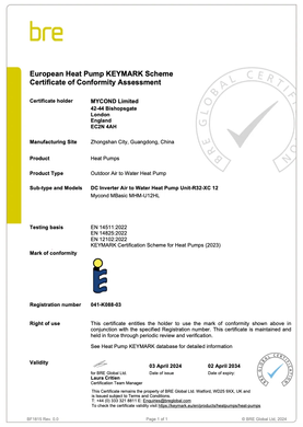 Тепловой насос Mycond MBasic 9.7 кВт MHM-U09HL MHM-U09HL фото