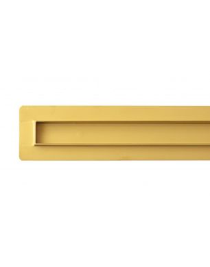 Щілинний золотий трап для душу Epelli Slim D'oro 70 см із нержавіючої сталі з поворотним сифоном (SLMG700) SLMG700 фото