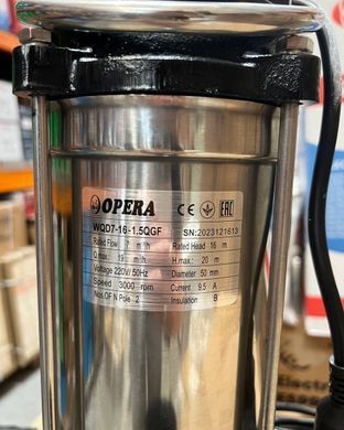 Дренажно-фекальний насос Opera WQD 7-12 - 1,1 QGF (WQD 7-12) WQD 7-12 фото