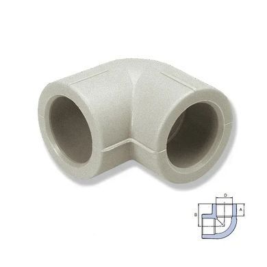 Угольник Wavin Ekoplastik 90&deg; - 50мм (SKO05090RCT) SKO05090RCT фото