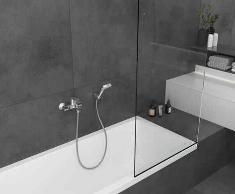 Смеситель для ванны Hansgrohe Vernis Shape, Черный (71450670) 71450670 фото