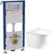 Комплект инсталляции Geberit Duofix Delta 2 в 1: с унитазом Koller Pool Round Smart Rimless Tornado 3.0 (458.126.00.2+RN-0490-RQ3) 458.126.00.2+RN-0490-RQ3 фото 1