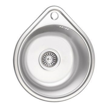 Кухонная мойка Lidz 4539 0,8 мм Micro Decor Сталь (LIDZ4539MDEC) LIDZ4539MDEC фото