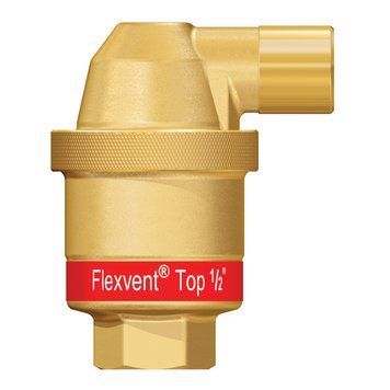 Автоматический воздухоотводчик Flamco Flexvent Top 3/8" в комплекте с запорным клапаном, PN10, 120 С (28510) 28510 фото