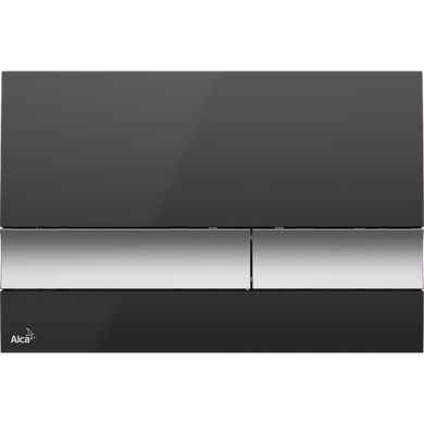 Кнопка управления ALCAPLAST M1728-2, черная/хром-мат M1728-2 фото