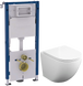 Комплект інсталяції Geberit Duofix Delta 2 в 1: з унітазом Koller Pool Round Tornado 3.0 (458.126.00.1+RN-0520-RQ3) 458.126.00.1+RN-0520-RQ3 фото 1