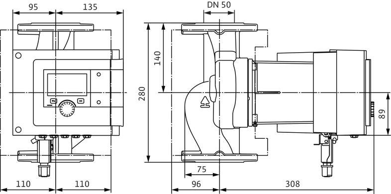 Циркуляційний насос Wilo Stratos MAXO 50/0,5-12 PN6/10 (2164589) 2164589 фото