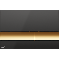 Кнопка керування ALCAPLAST M1728-5, чорна/золота M1728-5 фото