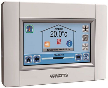 Центральний керуючий модуль з кольоровим сенсорним дисплеєм 4.3 "WATTS BT-CT02-RF (10036868) 10036868 фото