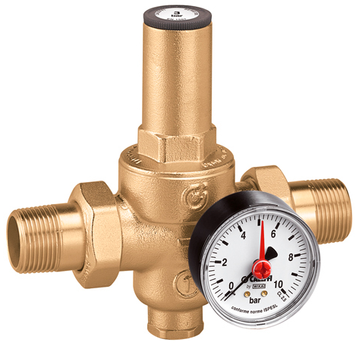 Редуктор CALEFFI 1/2", для зниження тиску (536040) 536040 фото
