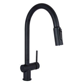 Смеситель для мойки Qtap Rozcesti, Черный (QTROZ366BLM45940) QTROZ366BLM45940 фото