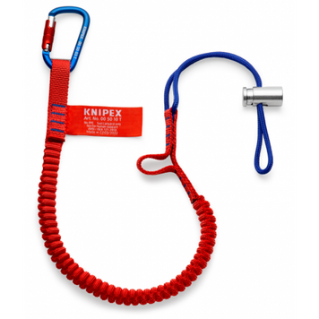Страхувальна стропа 900 мм, для інструменту, з карабіном KNIPEX (00 50 12 T BK) 00 50 12 T BK фото