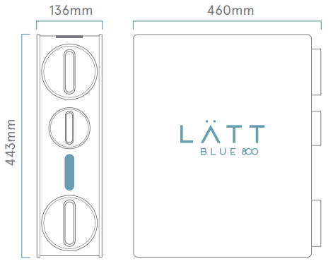Система обратного осмоса Kinetico LATT BLUE 800 GPD (910964) 910964 фото