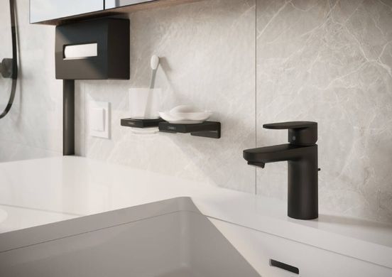 Набір змішувачів для ванни VERNIS BLEND HANSGROHE чорний мат, Чорний (71551222) 71551222 фото