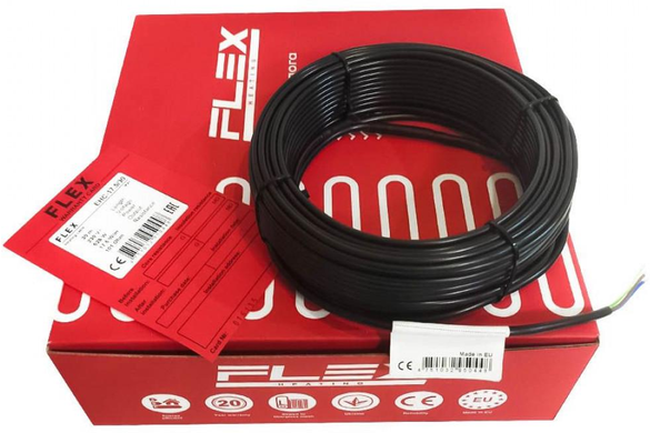 Нагревательный двухжильный кабель FLEX EHC-17.5/80 EHC-17.5/80 фото