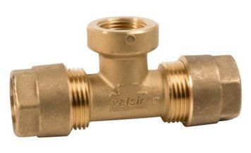 Трійник 20х1/2"Вх20 Valsir Pexal, з зовнішньою різьбою (101314) 101314 фото