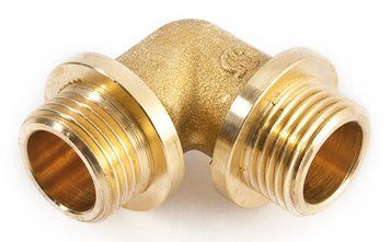 Коліно 3/4" ЗЗ (з упором) General Fittings латунь (2700F9H050500A) 2700F9H050500A фото