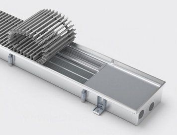 Конвектор с естественной конвекцией внутрипольный, рамка AL10 (FC460-32-15AL10) FC460-32-15AL10 фото