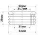 Редукція каналізаційна McALPINE 50х32 мм (FLEXCONN-5032-WH) FLEXCONN-5032-WH фото 2