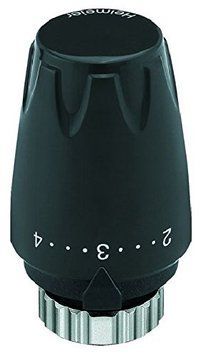 Термостатична головка HEIMEIER DX з вбудованим датчиком, RAL 9005 чорний (6700-00.507) 6700-00.507 фото