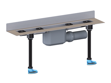 Душовий канал Hutterer & Lechner HL50W DN 50, L=900 мм, до стінки Сірий (HL50W.0/90) HL50W.0/90 фото