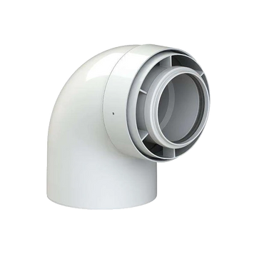 Коліно LAS для димоходу 80/125 до котла Viessmann Vitodens (7194323) 7194323 фото