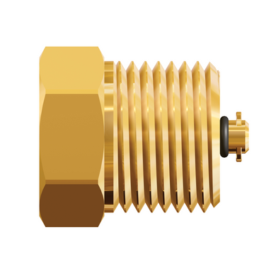 Отсечный клапан для манометра 1/4''ВР х 1/2''НР (27912) 27912 фото