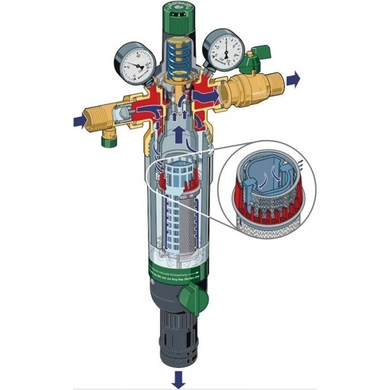 Устройство водоснабжения Honeywell для холодной воды 50 мкм, 2", Тmах - 40 °C, РN16 (HS10S-2AC) HS10S-2AC фото
