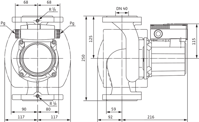 Циркуляційний насос Wilo TOP-S 40/10 2-SPEEDS (1~230 V, PN 6/10) (2165524) 2165524 фото