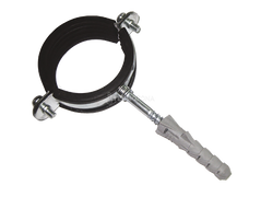 Хомут Aquer 4" 106-111 M8 з гумовою прокладкою з болтом і дюбелем (OMG4 (120)) OMG4 (120) фото