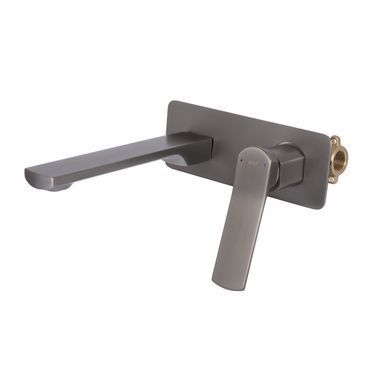 Змішувач для раковини Qtap Slavonice, Сірий (QTSLA273GMB45920) QTSLA273GMB45920 фото