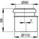 Коліно стоку AlcaPlast M907, DN90/110 (M907) M907 фото 2
