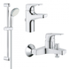 Набір змішувачів для ванни GROHE Start Flow, Хром (127130S) 127130S фото 1