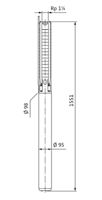 Скважинный насос Sub TWI 4.02-48-D (3~400 V, 50 Hz) Wilo (6091328) 6091328 фото